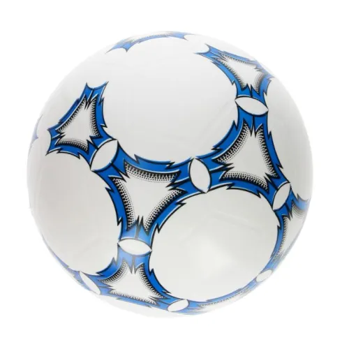 Voetbal blauw 21 cm